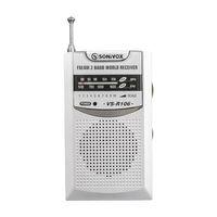 Sonivox VS-R106 Analog Radyo Gümüş Renk