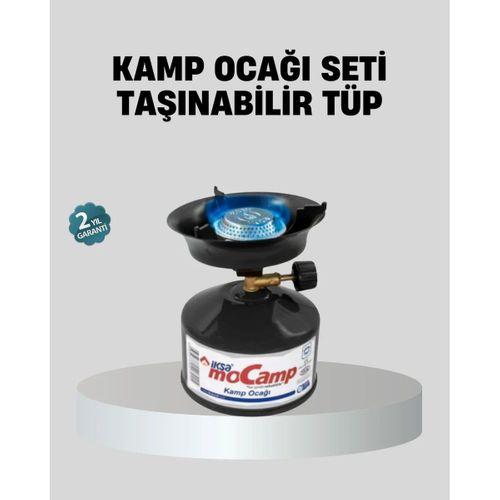 Taşınabilir Kamp Ocağı Seti Pişirme Alanı Ayarlanabilir Alev