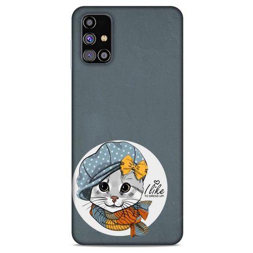 Animax Modacı Kedi Samsung Galaxy M31s Kılıf Desenli Silikon