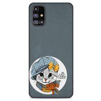 Animax Modacı Kedi Samsung Galaxy M31s Kılıf Desenli Silikon