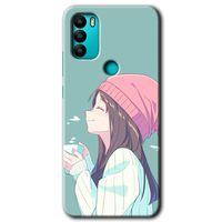 General Mobile GM 21 Plus Kılıf HD Desen Baskılı Arka Kapak - Happy Girl