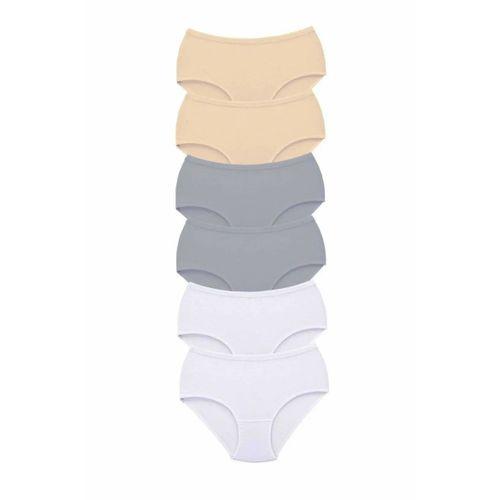 6 Adet Tutku Kadın Yüksek Bel Bato Kalın Lastik Külot S20