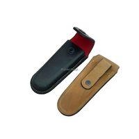 Hakiki Deri Çakı Kılıfı No:4 - 14 Cm, Kemerlikli