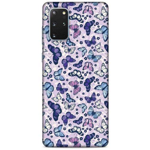 Samsung Galaxy S20 Plus Kılıf Kelebek Etkisi (28) Arka Kapak Karışık Renkli