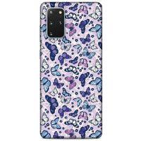 Samsung Galaxy S20 Plus Kılıf Kelebek Etkisi (28) Arka Kapak Karışık Renkli