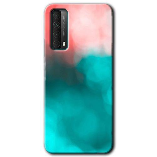 MRCİLETİSİM Huawei P Smart 2021 Kılıf Baskılı Kapak - Flu Işık +Tam Kaplayan Mat Seramik