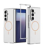 Galaxy Z Fold 7 Kılıf Wireless Şarj Özellikli Zore Kıpta M-safe Kapak