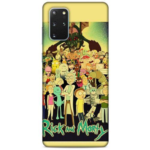 Samsung Galaxy S20 Plus Uyumlu Kılıf Rick And Morty (38) Neo Hybrid Kılıf Rick Sanchez