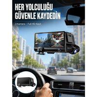 Çift Ve Üçlü Lens Seçeneği İle Tüm Açılardan Kayıt Yapan Araç Kamerası Yeni Nesil