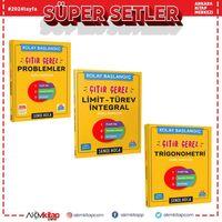 Şenol Hoca Problemler Limit Türev İntegral ve Trigonometri Seti 3 Kitap