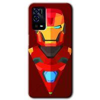 OPPO Oppo A55 Kılıf HD Desen Baskılı Arka Kapak - İron Man Çizim