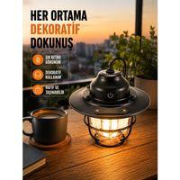 Hafif Ve Taşınabilir Retro Tasarım Kamp Lambası