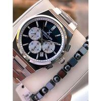 Daniel Klein Erkek Kol Saati 30 Metre Suya Dayanıklı Çelik Kordon + Bileklik Hediyeli VS.BLKT.0657