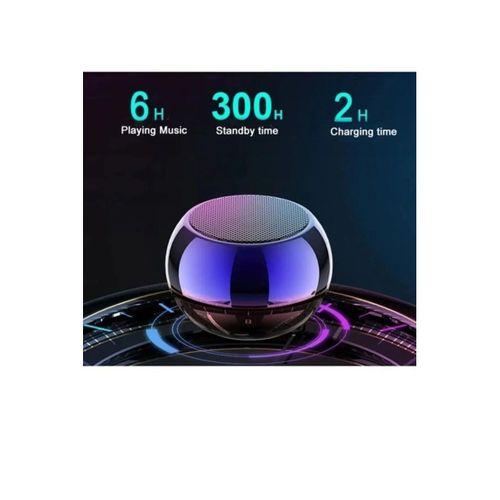 Metal Mini Kablosuz Hoparlör Şarjlı 4w Mini Bluetooth Speaker Tws Özellikli Ses Bombası