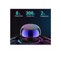 Metal Mini Kablosuz Hoparlör Şarjlı 4w Mini Bluetooth Speaker Tws Özellikli Ses Bombası