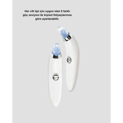 Vakumlu Siyah Nokta Temizleme Cihazı – 5 Kademe Güç Ve 4 Başlıklı Derin Cilt Bakımı