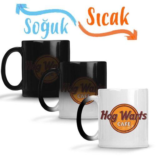 Harry Potter Hogwarts Cafe Sihirli Kupa Bardak Porselen