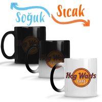 Harry Potter Hogwarts Cafe Sihirli Kupa Bardak Porselen