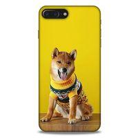 Apple Iphone 7 Plus Kılıf Köpek Kıyafetleri (24) Darbe Emici Kılıf Shiba Inu Kazak