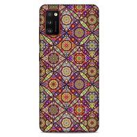 Lopard Samsung Galaxy A41 Uyumlu Kılıf Ethnic Culture (96) Core Armor Kılıf