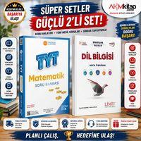 Üç Dört Beş TYT Matematik Soru Bankası ve Limit TYT Dil Bilgisi Soru Bankası 2 Kitap Set