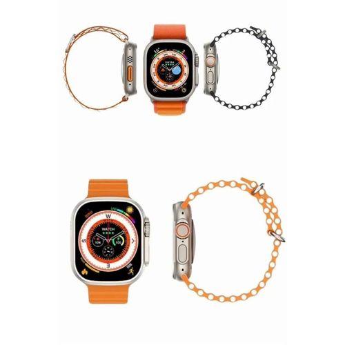 Yeni Nesil Akıllı Saat Android Ve İos Uyumlu 49 Mm Nfc Özelliği Gps Takibi