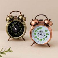 Büyük 10 cm Masa Çalar Saat - Fosforlu Rakamlı