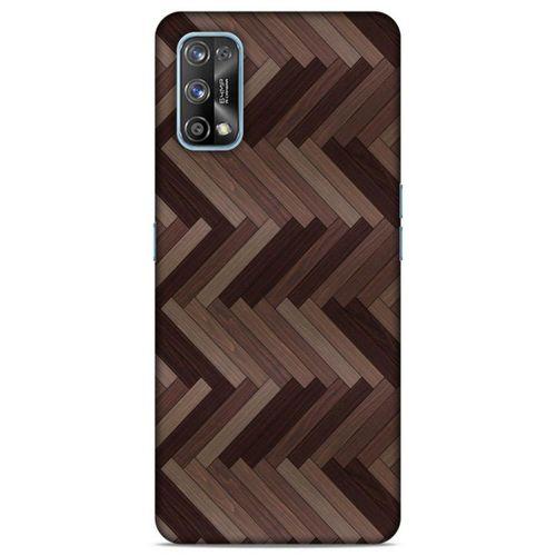 Lopard Oppo Realme 7 Pro Uyumlu Kılıf Wood'X (33) Hybrid Kılıf Baskılı
