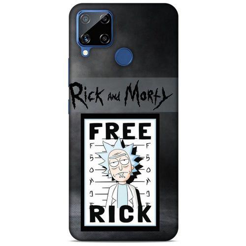Realme C15 Uyumlu Kılıf Rick And Morty (6) Silikon Kılıf Original Jerry