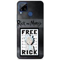 Realme C15 Uyumlu Kılıf Rick And Morty (6) Silikon Kılıf Original Jerry