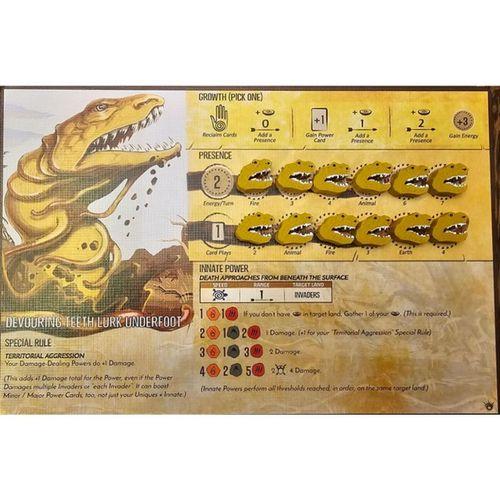 Devouring Teeth Lurk Underfoot Presence Token 3D Baskı (Bu ürün Sadece Plastik parçadır - Almadan Önce Soru Sorabilirsiniz)