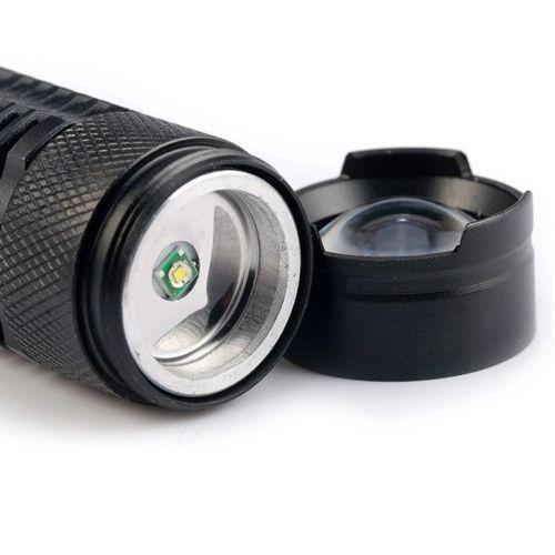 Cree Q5 Led Zoomlu  Pilli Mini Feneri 14500 Pil İle Çalışma Özelliği