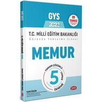 2023 Milli Eğitim Bakanlığı Memur Tamamı Çözümlü GYS 5 Deneme Sınavı Data Yayınları