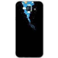 Galaxy A8 2016 Kılıf HD Desen Baskılı Arka Kapak - Derinlere Yolculuk + Kırılmaz Cam