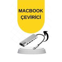 Macbook Pro/air Uyumlu Usb Type-c 8 In 1 Hub Dönüştürücü Çevirici Çoklayıcı Usb Hdmı Micro Sd 8 Girişli