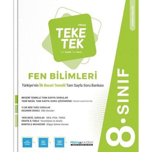 8. Sınıf Fen Bilimleri Pruva Teke Tek Pruva Akademi
