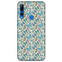 Huawei Y9 Prime 2019 Kılıf Kelebek Etkisi (18) Telefon Kılıfları Şeker Pembe