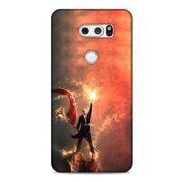 LG K40S Kılıf Atatürk (44) Tough Armor Kılıf Alev Kırmızı