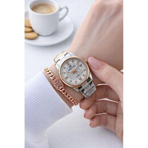 Daniel Klein Çelik Kordonlu 2 Yıl Garantili 3 Atm Suya Dayanıklı Kadın Kol Saati+Bileklik BF.11024.6