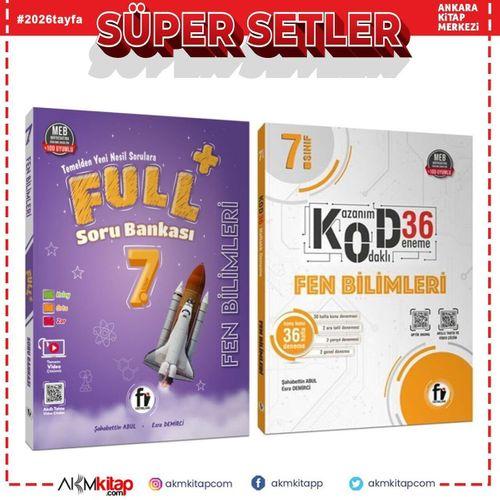 Fi Yayınları 7.Sınıf Fen Bilimleri FULL Soru Bankası ve KOD 36 Deneme Seti 2 Kitap