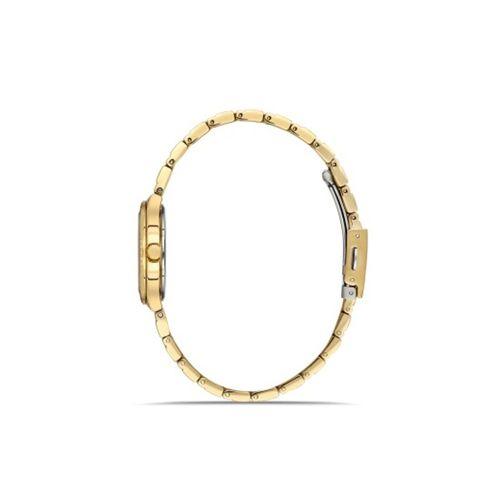 Ferro FL40140A-B6 Quartz Çelik Altın Rengi Yeşil Kadran 31 mm Kadın Kol Saati