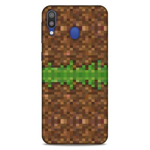 Lopard Samsung Galaxy M20 Uyumlu Kılıf PiXel (1) Kılıfı Yeşil Mine