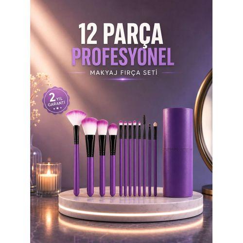12’li Profesyonel Makyaj Fırça Seti Ultra Yumuşak Sen Kıllı