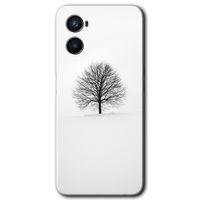 Oppo Reno 3 Kılıf Kapak - Alone Tree +Hayalet Ekran Yandan Gözükmez