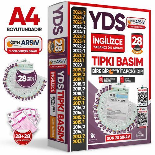 2026 YDS İngilizce ÖSYM Tıpkı Basım Çıkmış Soru Deneme Paketi 28li Dijital Çözümlü Fasikül SETİ