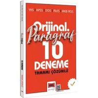 YKS KPSS DGS ALES MEB AGS Orijinal Paragraf Tamamı Çözümlü 10 Deneme Yargı Yayınları