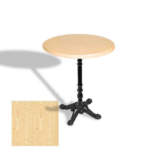 Dockers Çipa 1004 Döküm Ayak Yuvarlak Masa Çap 90cm - (Werzalit, Wermodin ve Allzalit Tabla) - Akçaağaç