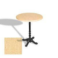 Dockers Çipa 1004 Döküm Ayak Yuvarlak Masa Çap 90cm - (Werzalit, Wermodin ve Allzalit Tabla) - Akçaağaç