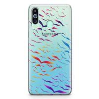 Samsung Galaxy A60 Kılıf Göç Zamanı Arka Kapak Koruma Desenli Full Koruyucu