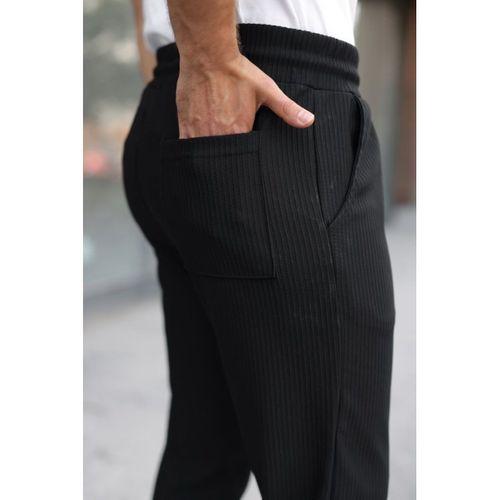 Erkek Fitilli Beli Lastikli Rahat Pantolon